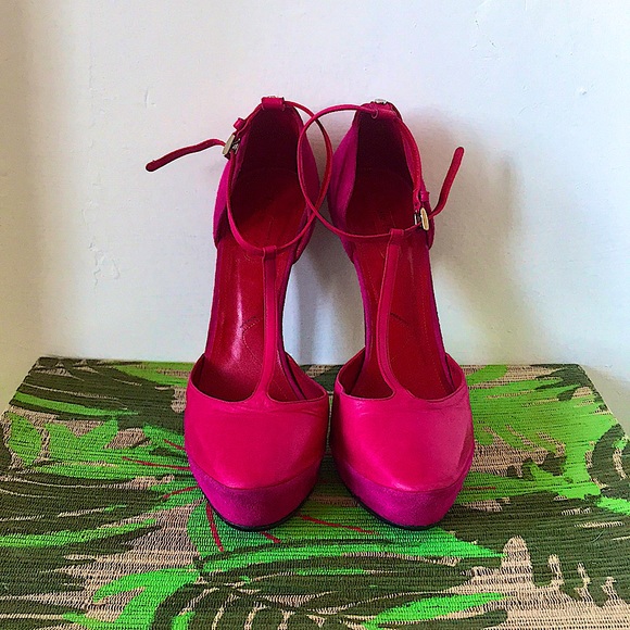 Cesare Paciotti hot pink stiletto heels SZ EU 39 - Picture 2 of 8